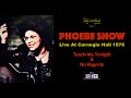 PHOEBE SNOW Live At Carnegie Hall 1976 Teach Me Tonight &amp; No Regrets.