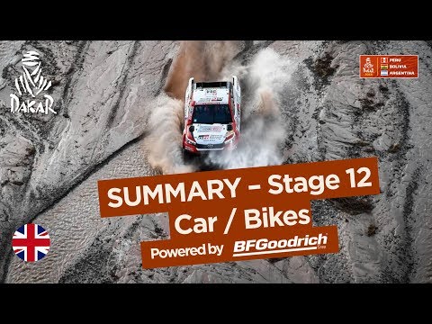Summary - Car/Bike - Stage 12 (Fiambalá / Chilecito / San Juan) - Dakar 2018