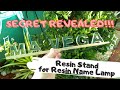 Secret Revealed : How I Make My Resin Stand for My Resin Name Lamp | Philippines