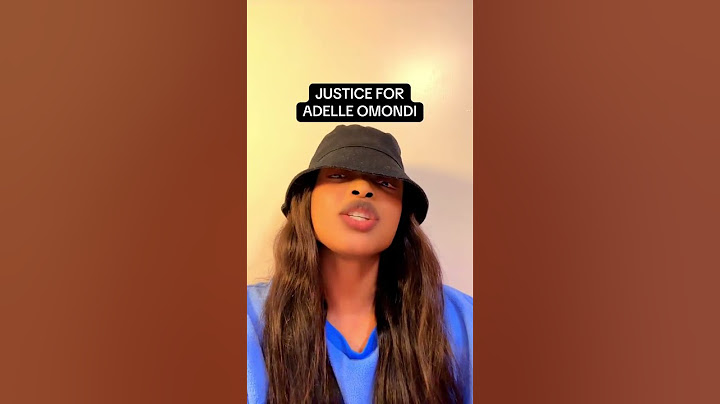 Justice For Adelle.Omondi. Mash Poa must be held accountable. #justiceforadelleonyango