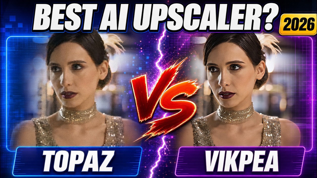HitPaw VikPea vs Topaz Video AI: Which Is the Best AI Video Upscaler? (2026)