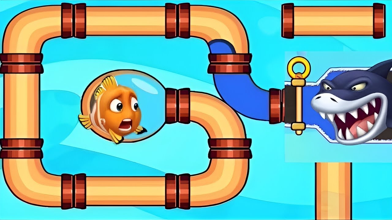 Save the fish bast offline puzzle game play
