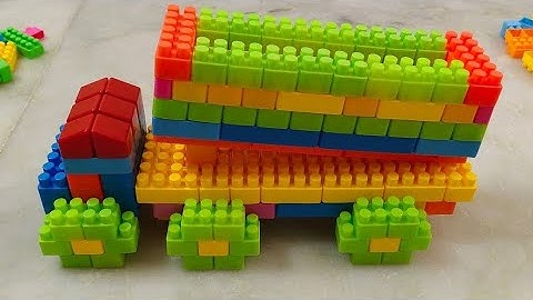 Satisfying DIY Truck ASMR/Building Blocks/block game/lego building fun#asmr#buildingblocks#legoblock