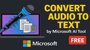 Microsoft AI Tool: Audio To Text Converter [FREE] How to Transcribe Audio to Text