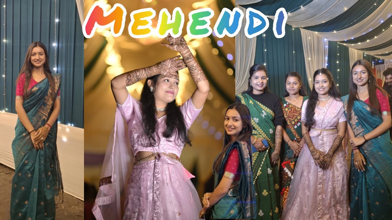 ঘৰৰ প্ৰথম বিয়া ❤️ft. Mehendi 🌿❤️