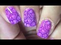 How to: Floral Manicure Nail Stamping