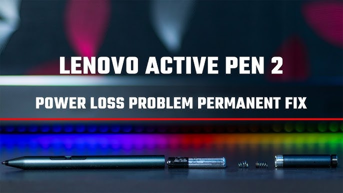 Installing Lenovo Pen Settings and Configuring Your Pen 