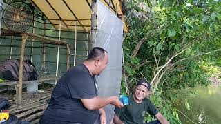 camping in heavy rain while fast asleep in a warm plastic house