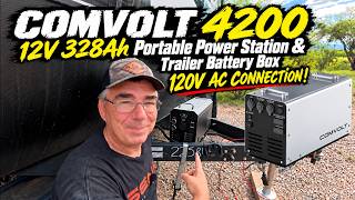 COMVOLT 4200 120V AC Connection Explained! | 12V 328Ah Trailer Power Station