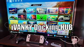 iVANKY Gaming Dock Hub For Asus ROG Ally X Steam Deck & Others