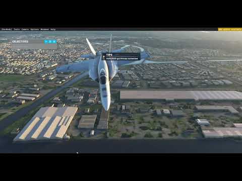 Microsoft Flight Simulator 2021 F118 Hornet naar Geertruidenberg
