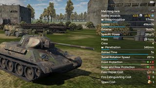 Platoon T-34-57 - War Thunder Mobile Gameplay
