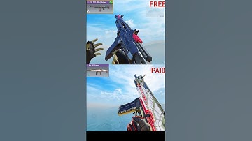 FREE KILO RED ACTION VS PAID KILO  💀  #shots #codm #codmobile