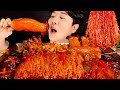 MUKBANG | 불닭 버섯 모듬 먹방🍄 팽이버섯 SPICY MUSHROOMS ENOKI, SHIITAKE *FIRE SAUCE ASMR EATING SOUNDS エノキタケ