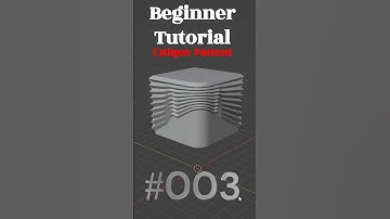 Blender Beginner tutorial #003 Create unique patterns #3d #blender #3dmodeling #blendertips