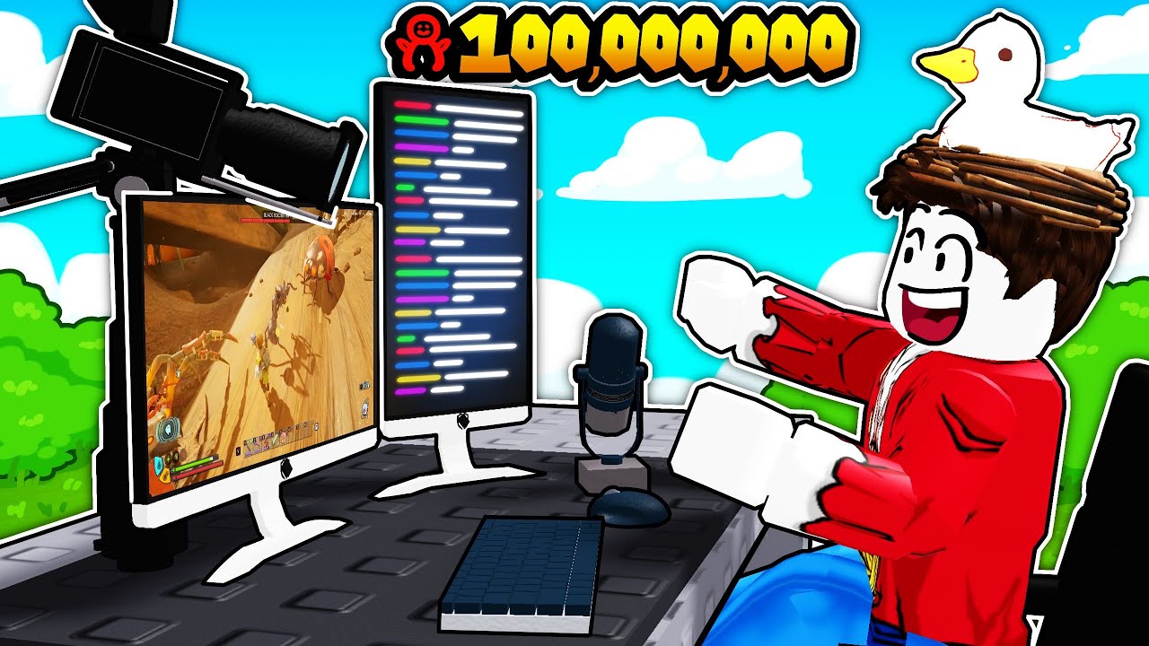 Becoming FAMOUS by Live Streaming in Roblox