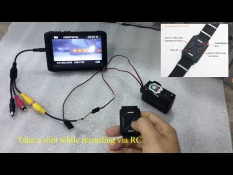 Remote Control GitUp Camera in AV OUT Mode