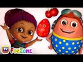 Learn RED Colour with Johny Johny Yes Papa | Surprise Eggs Colours Ball Pit Show | ChuChuTV 3D Fun