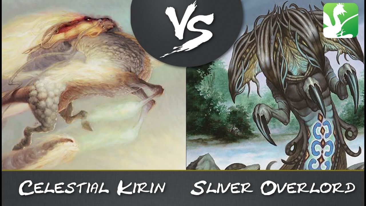 Quick Gameplay (EDH) 2 Celestial Kirin vs Sliver Overlord Manaless
