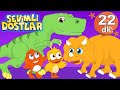 Dinozorlar Sevimli Dostlar Bebek Şarkıları | Çocuk şarkıları | Adisebaba TV Nursery Rhymes