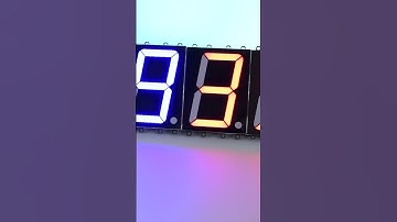 Большие настенные часы с синхронизацией через интернет на ESP32 / Arduino