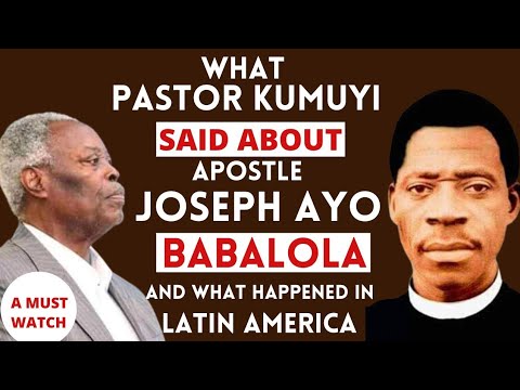 What Pastor Kumuyi Said About Apostle Ayo Babalola || Compiled By Chukwuemeka Okorie || A Must Watch