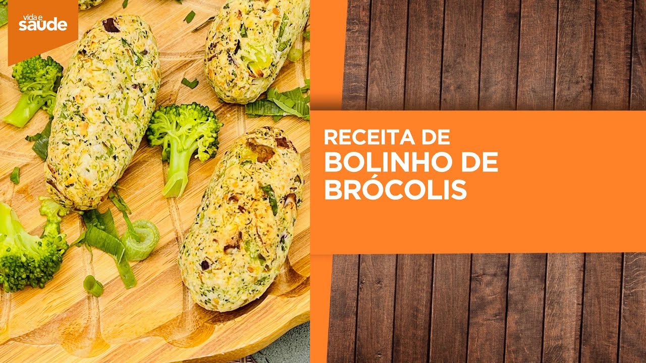 Receita: Bolinho de brócolis VEGANO (24/10/25)