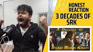 PATHAAN HONEST REACTION | 3 Decades Of SRK | Tribute To The Legend Of Indian Cinema 2022 | SRK SQUAD