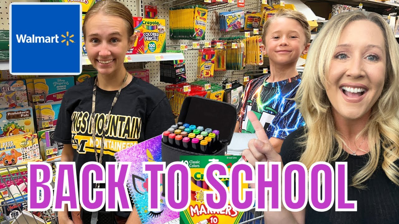 BACK TO SCHOOL SHOPPING at ✨WALMART 2022✨