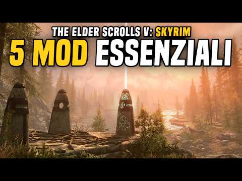 SKYRIM • 5 ESSENTIAL MODS I Can't Live Without