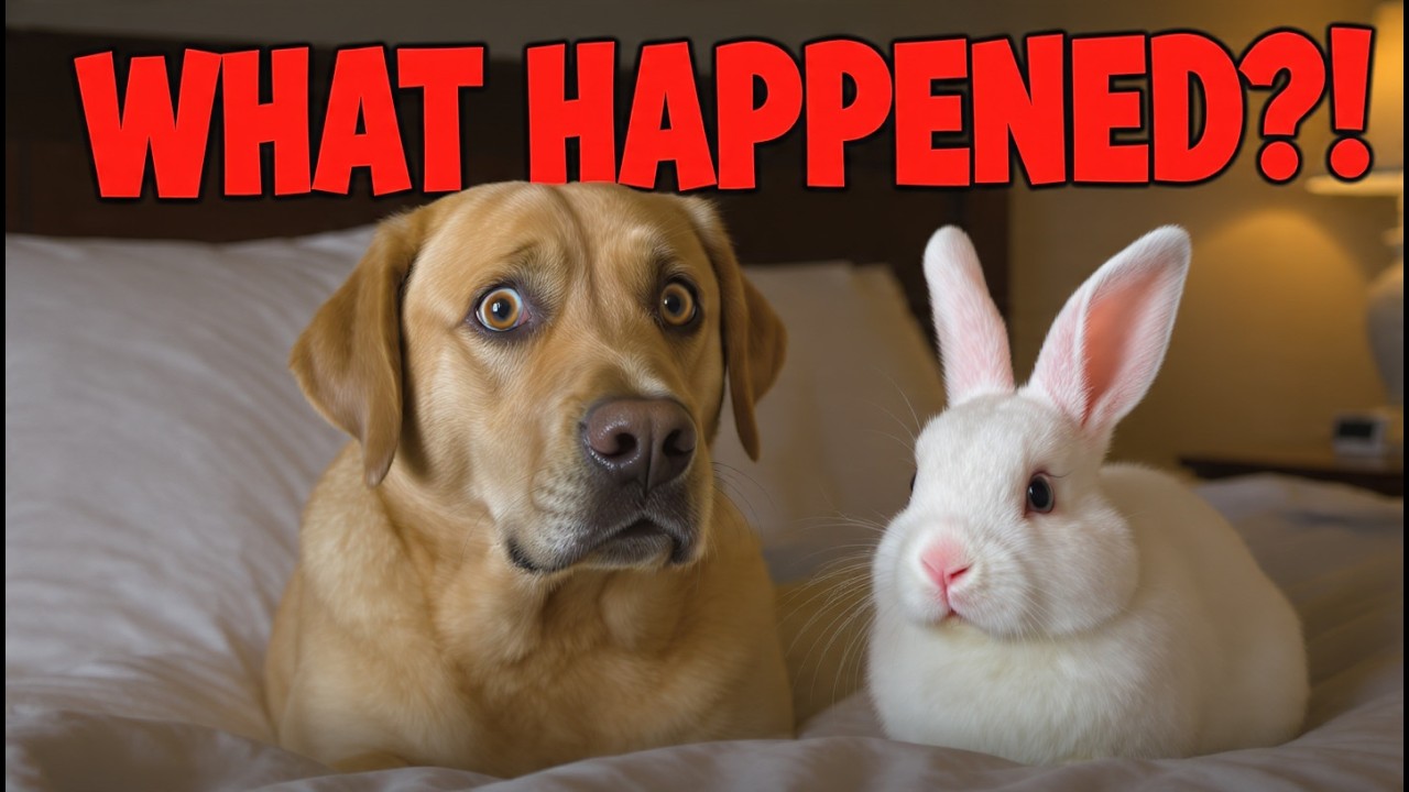 He Thought It Was Real… 😱🐶🐰