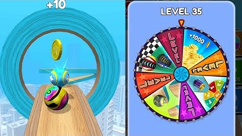 Going Balls Spin The Wheel Level 35 ( Android & IOS Gameplays )