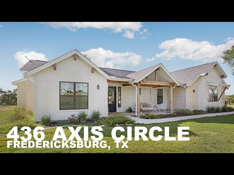 436 Axis Circle, Fredericksburg, TX home video tour