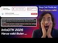 PENTING INFOGTK HARUS VALID BULAN BERJALAN PENCAIRAN TPG PERBULAN SEGERA PERBAIKI DATA GTK