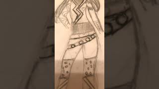 Descendants mal inspired clothes design#want to be the next Kara Saun