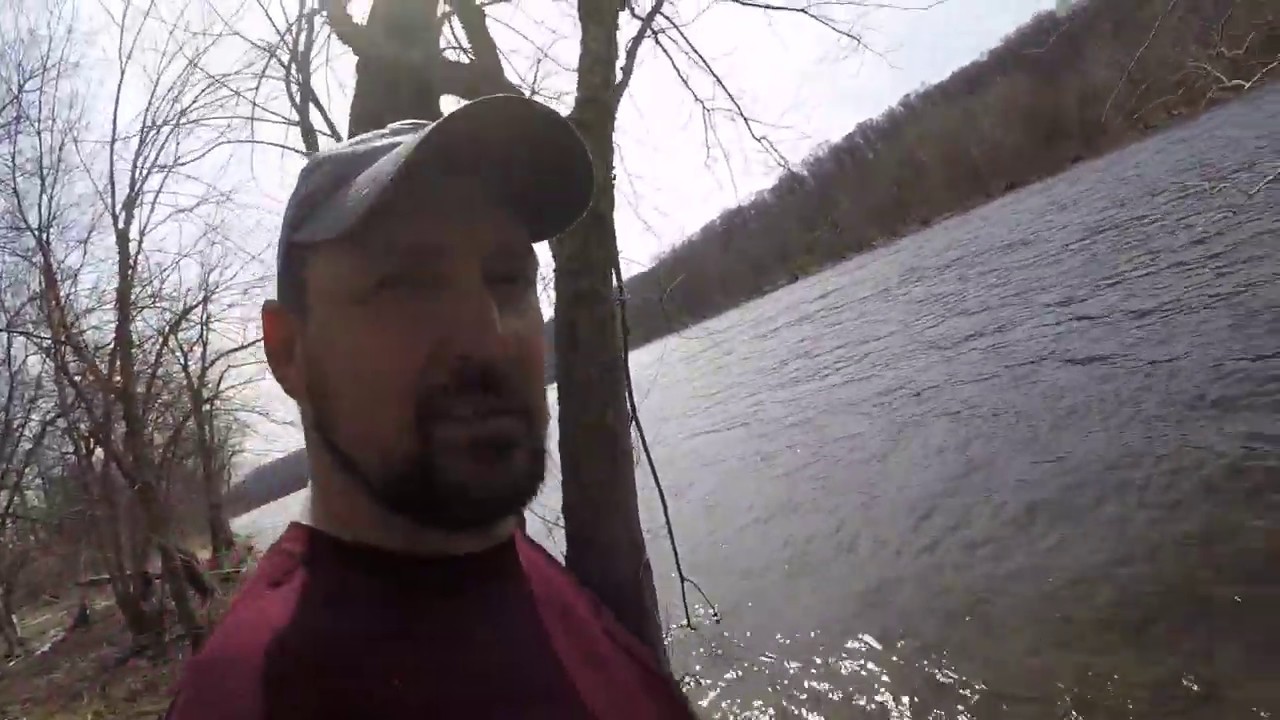 Walking along the river! Picking up driftwood for making jewelry! No flea market.