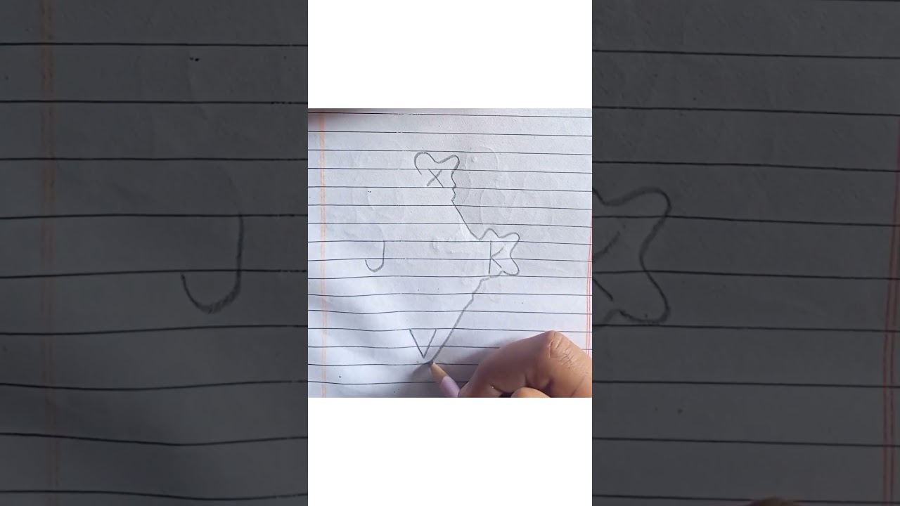 Map Drawing Ideas // Step By Step // Fast Drawing // Pencil Drawing