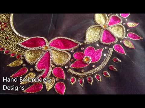 Maggam Work Blouse Designs Simple Hand Embroidery Designs For