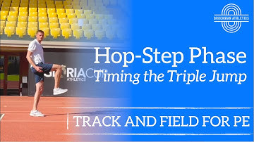 Timing the hop and step phase in the triple jump