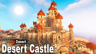 Minecraft: How to build a Desert Castle | Tutorial [part3]