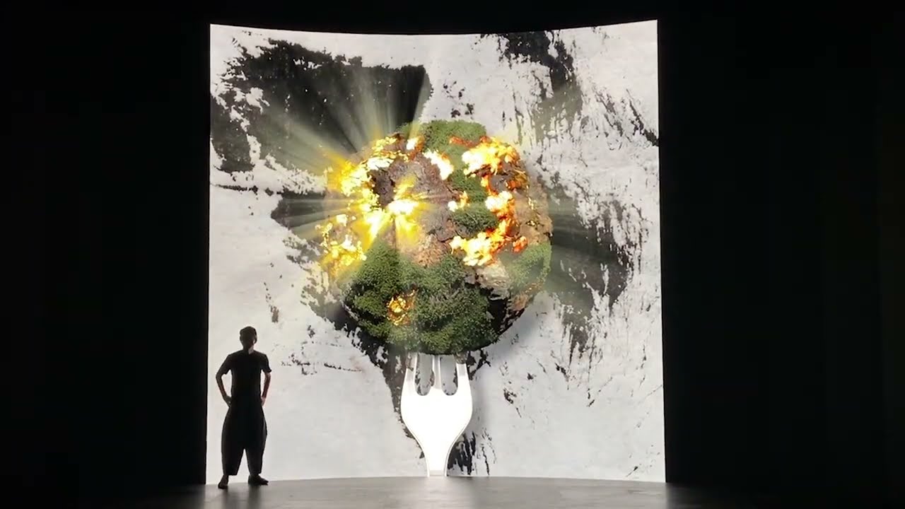 Media Art Exhibit with Crystal LED