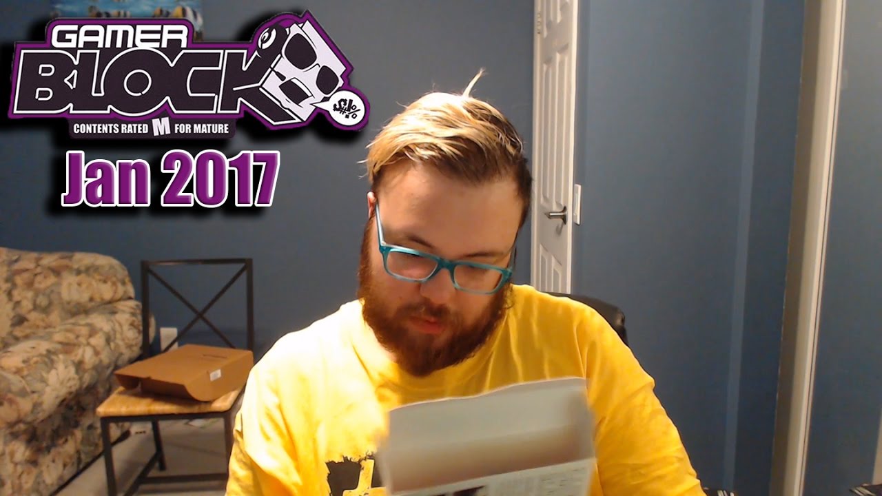 January 2017 Gamer Block "M" Unboxing w/ Strawbraery!