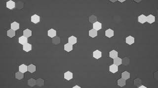 Black And White Background Video, Hexagon Motion Background Loop Free Stock Footage