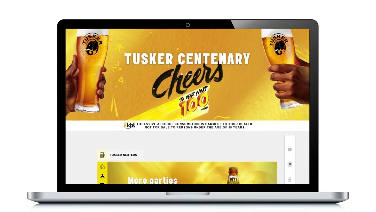 Tusker Beer Website Showcase