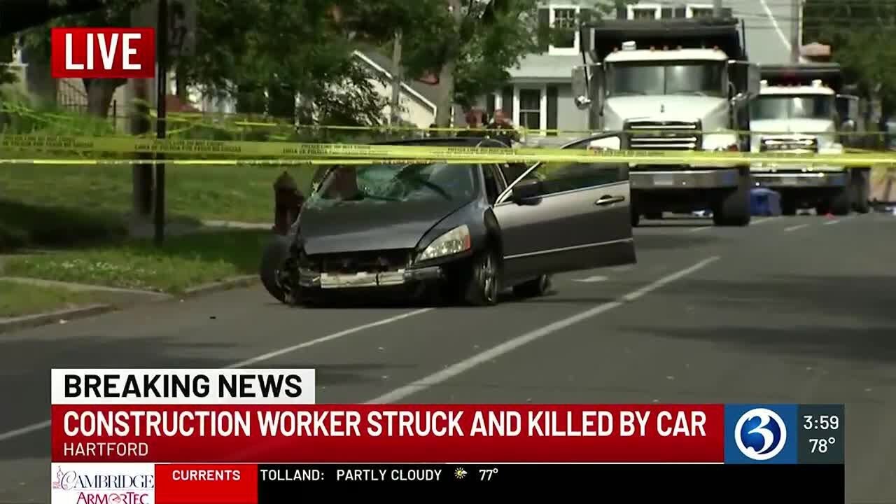 Construction worker killed on the job in Hartford - YouTube