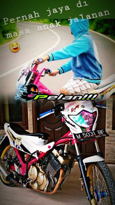 ✪ waktu masik SMA 😄                             #modifikasimotor #modifikasi #satriafu #putih #pink