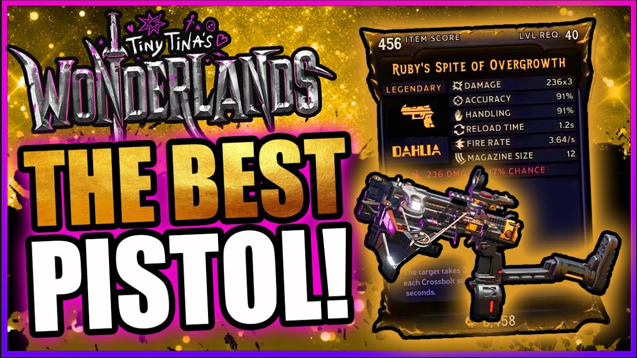 The BEST Pistol in Tiny Tina's Wonderlands Right now! (BETTER THAN THE LIQUID COOLING)