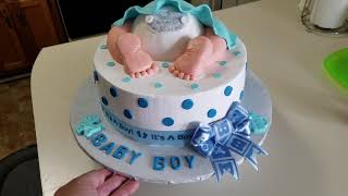 Pastel Baby Shower Nalgitas De Bebe