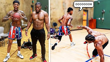 ZIAS VS FlightReacts 1V1 Basketball (HE COOKD MY Sh%#T)