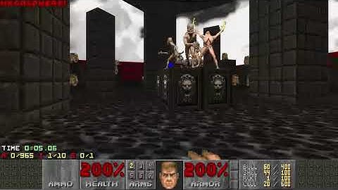 Doom 2: 1 Fast Fight MAP10 in 0:16.20 Pacifist